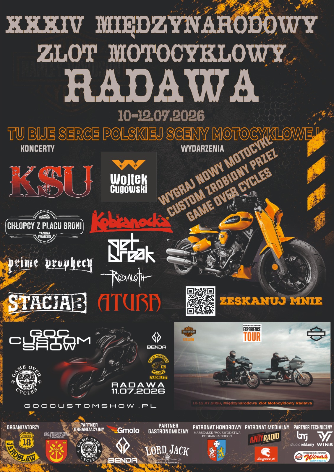 Zlot Radawa XXXIV 2026 - Plakat